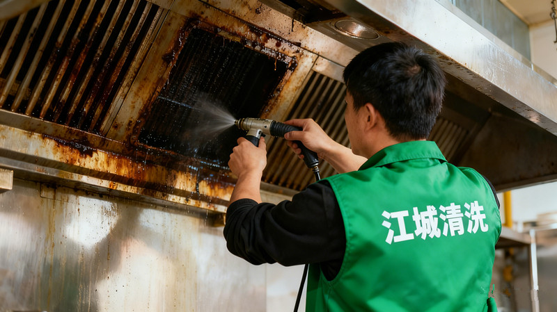 商用油煙機(jī)清洗公司哪家好——江城清洗