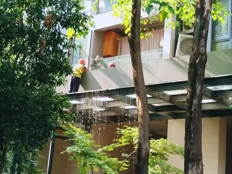 國際花園，洗雨眉啦！